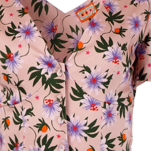 LHD Pedra Bonita Puff Sleeve Mini Dress - Picture 3 of 16